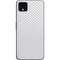 White Carbon Fiber Specialty Texture Material Google Pixel 4 XL Skin